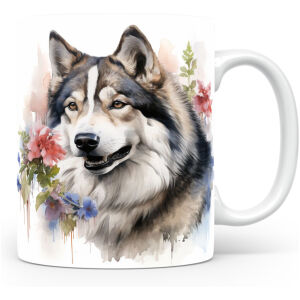 Collectable mok Malamute Beker voor koffie of tas voor thee
