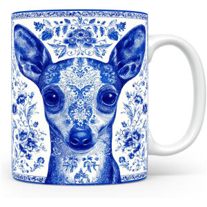 Collectable mok Muntjac hond Beker voor koffie of tas voor thee