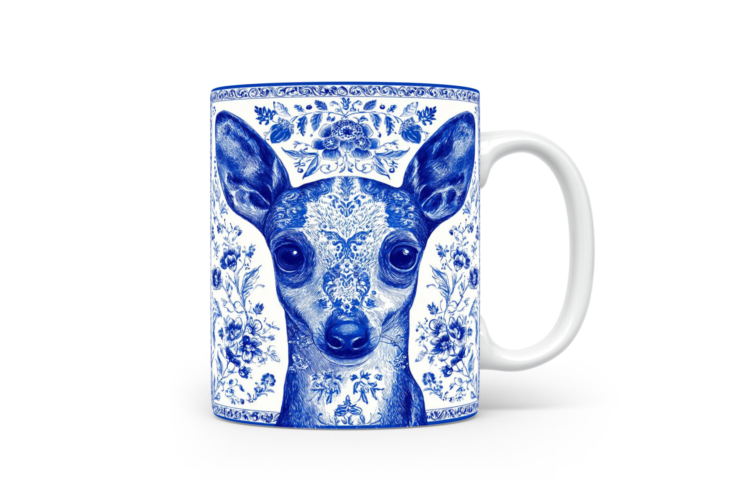 Mok Muntjac Hond Collectable mok Muntjac hond Beker voor koffie of tas voor thee