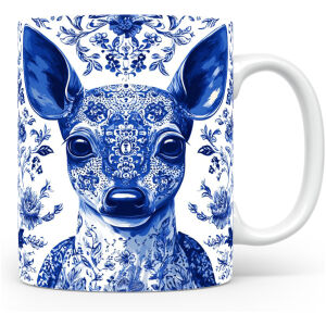Collectable mok Muntjac hond Beker voor koffie of tas voor thee