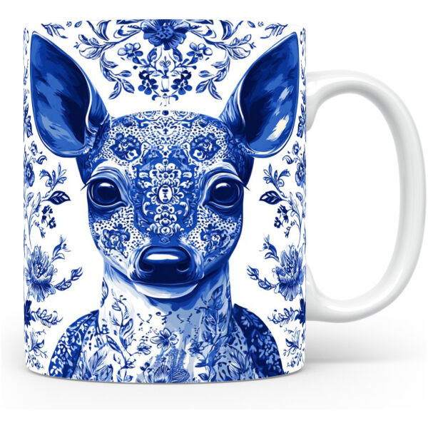 Mok Muntjac Hond Collectable mok Muntjac hond Beker voor koffie of tas voor thee