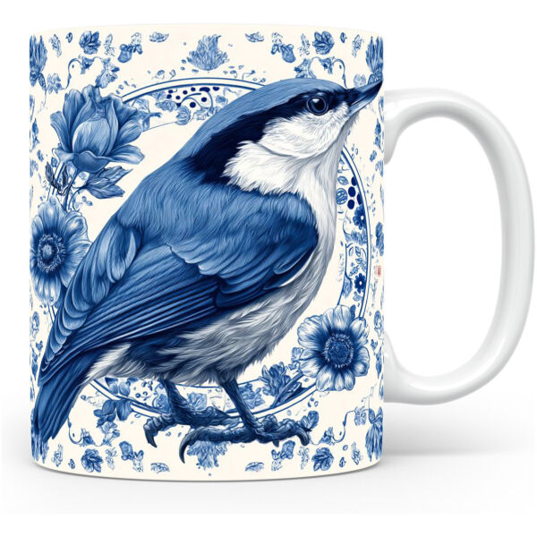 Collectable mok Nuthatch Beker voor koffie of tas voor thee