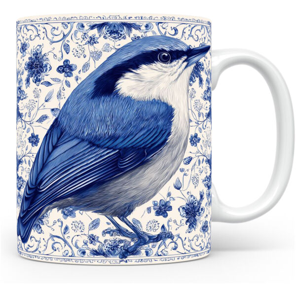 Collectable mok Nuthatch Beker voor koffie of tas voor thee