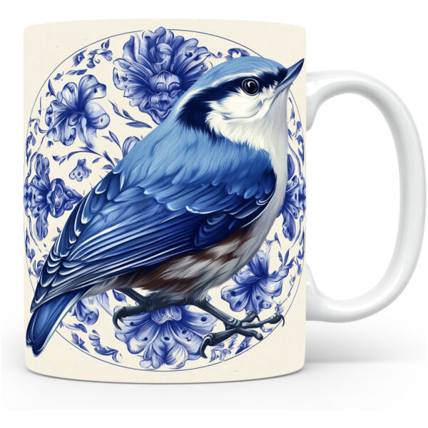 Collectable mok Nuthatch Beker voor koffie of tas voor thee