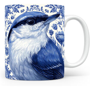 Collectable mok Nuthatch Beker voor koffie of tas voor thee