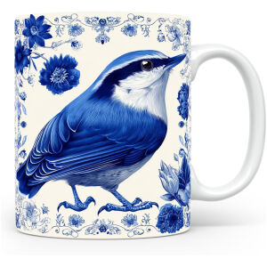 Collectable mok Nuthatch Beker voor koffie of tas voor thee