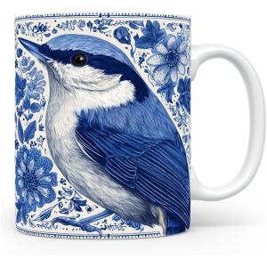 Collectable mok Nuthatch Beker voor koffie of tas voor thee