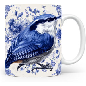 Collectable mok Nuthatch Beker voor koffie of tas voor thee