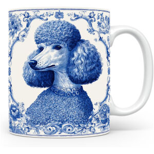 Collectable mok Poodle Beker voor koffie of tas voor thee