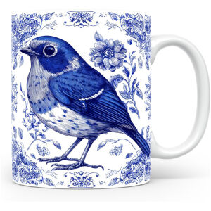 Collectable mok Roodborstje Beker voor koffie of tas voor thee