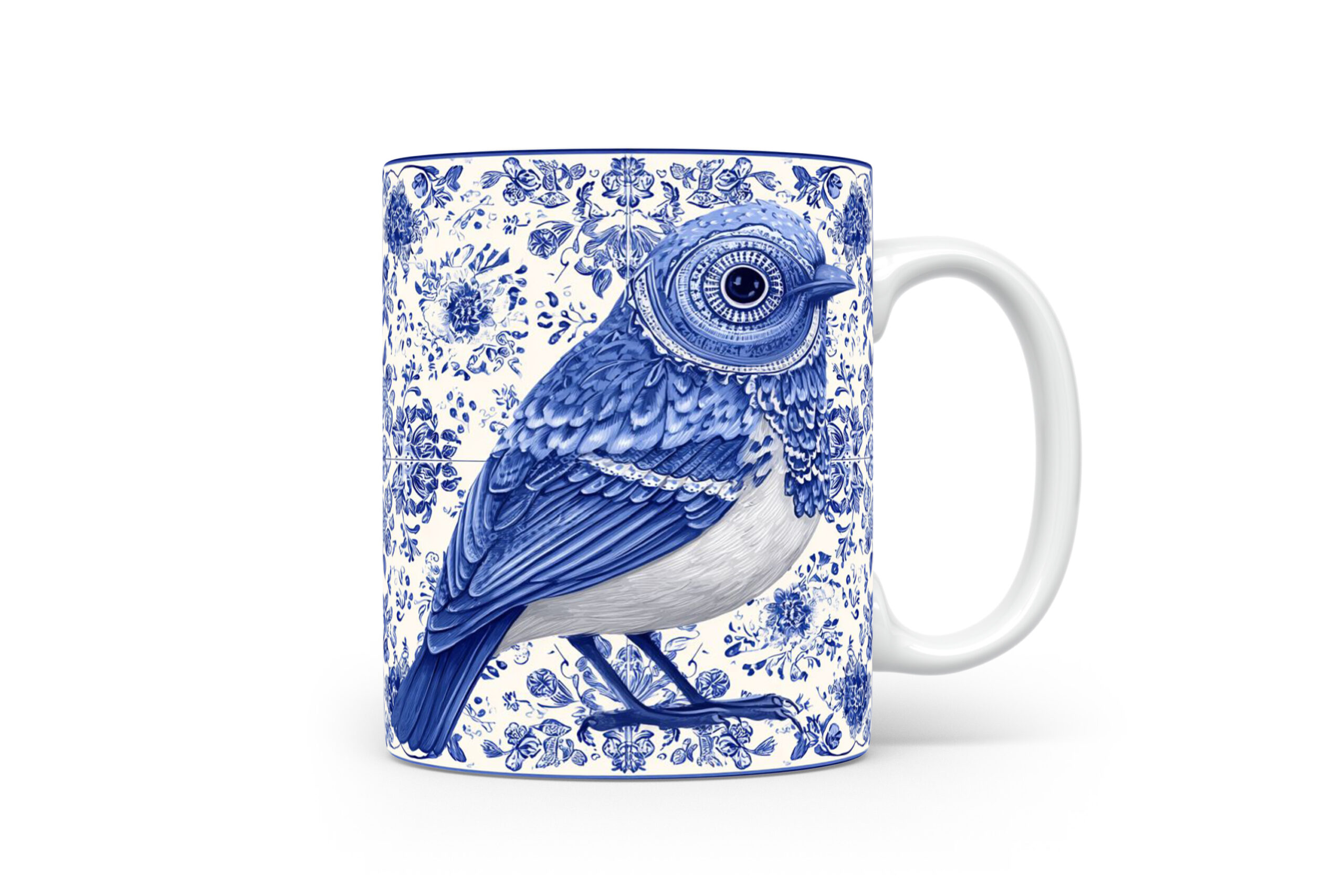 Mok Roodborstje Collectable mok Roodborstje Beker voor koffie of tas voor thee