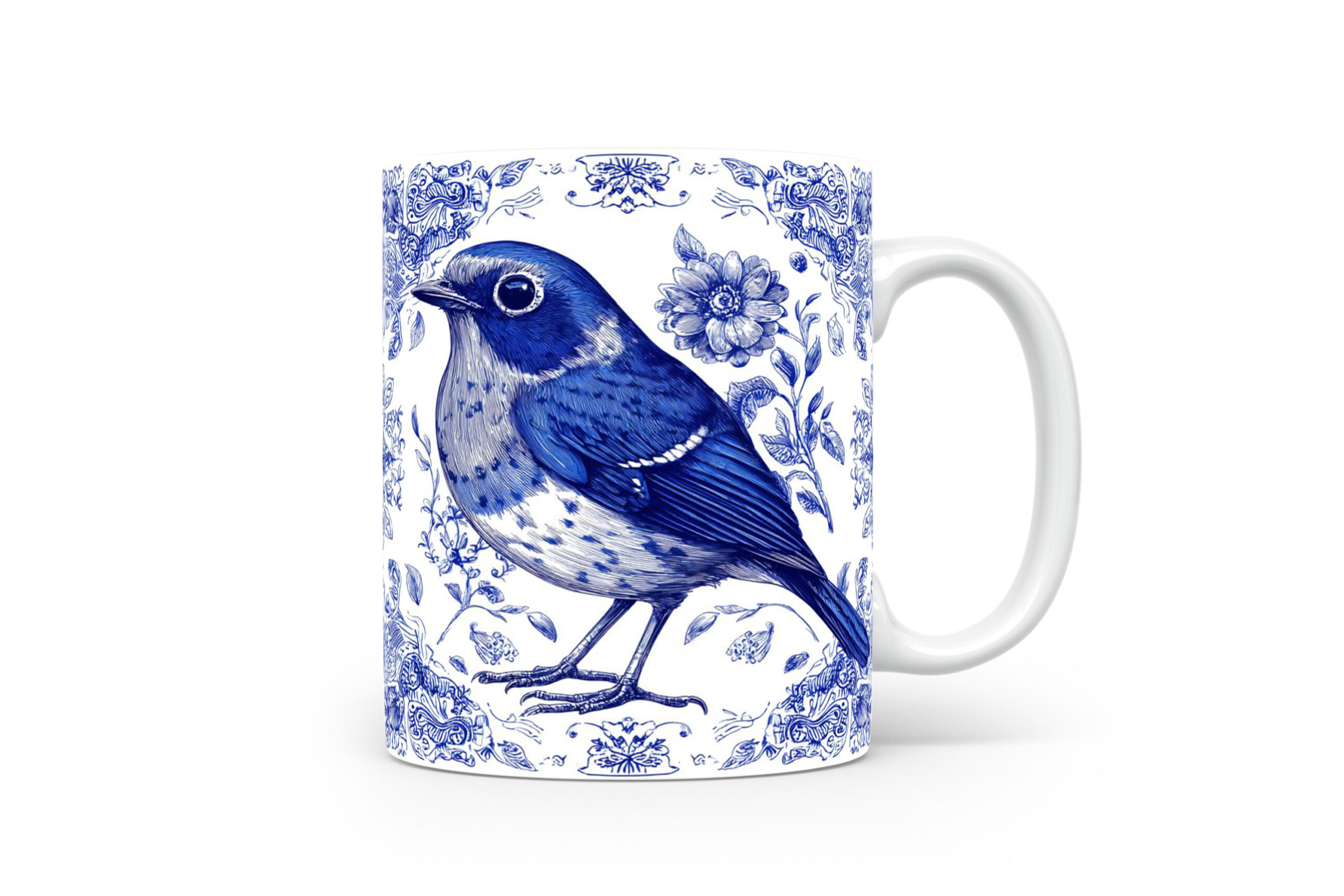 Mok Roodborstje Collectable mok Roodborstje Beker voor koffie of tas voor thee