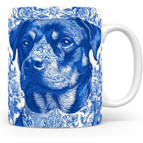 Collectable mok Rottweiler Beker voor koffie of tas voor thee