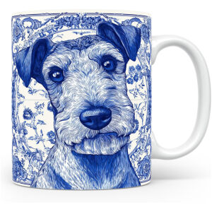 Collectable mok Airedale terrier Beker voor koffie of tas voor thee