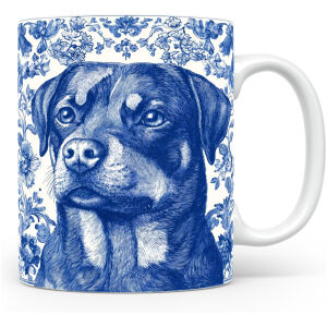 Collectable mok Rottweiler Beker voor koffie of tas voor thee