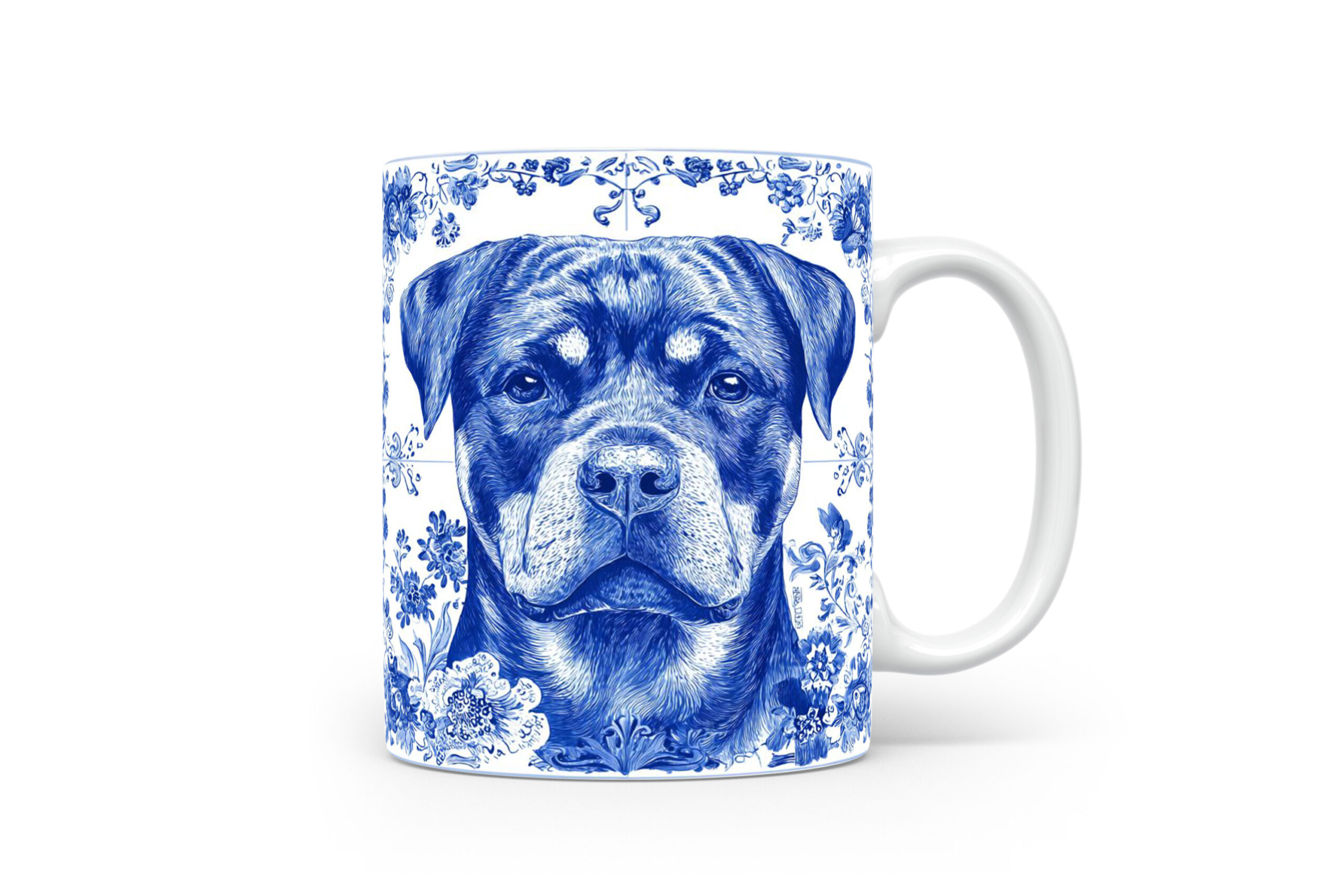 Mok Rottweiler Collectable mok Rottweiler Beker voor koffie of tas voor thee