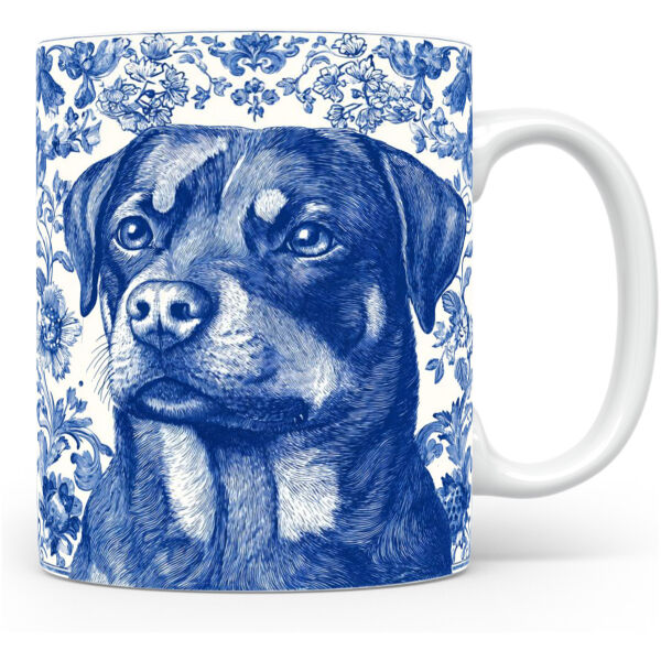 Collectable mok Rottweiler Beker voor koffie of tas voor thee
