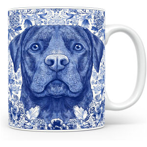 Collectable mok Rottweiler Beker voor koffie of tas voor thee