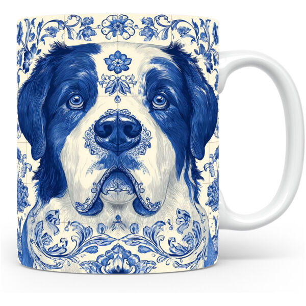 Collectable mok Saint bernard Beker voor koffie of tas voor thee