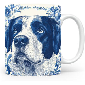 Collectable mok Saint bernard Beker voor koffie of tas voor thee