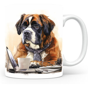 Collectable mok Saint bernard Beker voor koffie of tas voor thee
