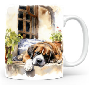 Collectable mok Saint bernard Beker voor koffie of tas voor thee