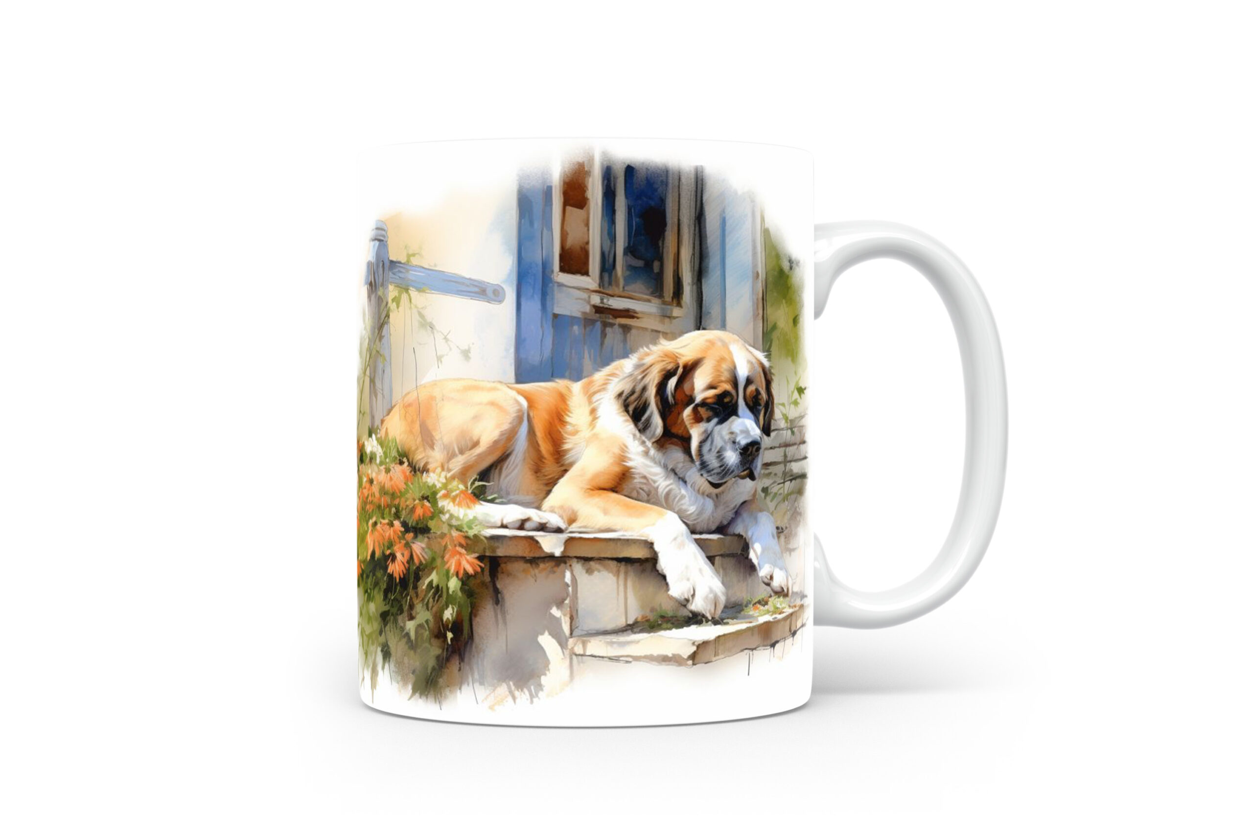 Mok Saint Bernard Collectable mok Saint bernard Beker voor koffie of tas voor thee