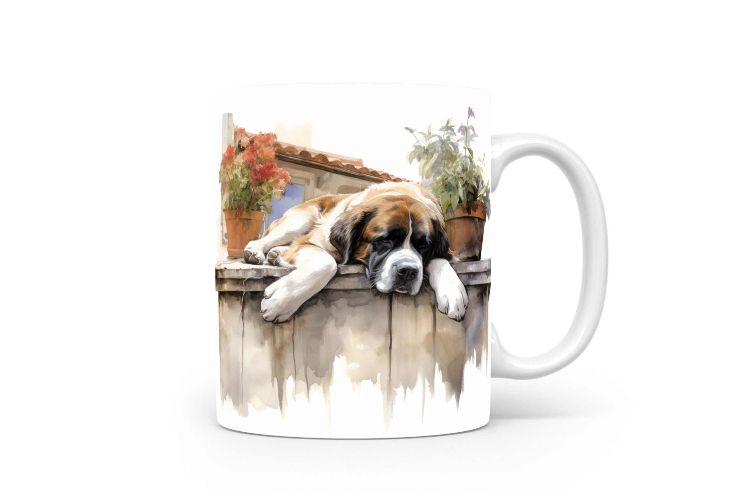 Mok Saint Bernard Collectable mok Saint bernard Beker voor koffie of tas voor thee