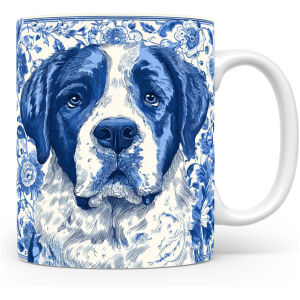 Collectable mok Saint bernard Beker voor koffie of tas voor thee