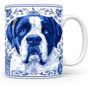 Collectable mok Saint bernard Beker voor koffie of tas voor thee