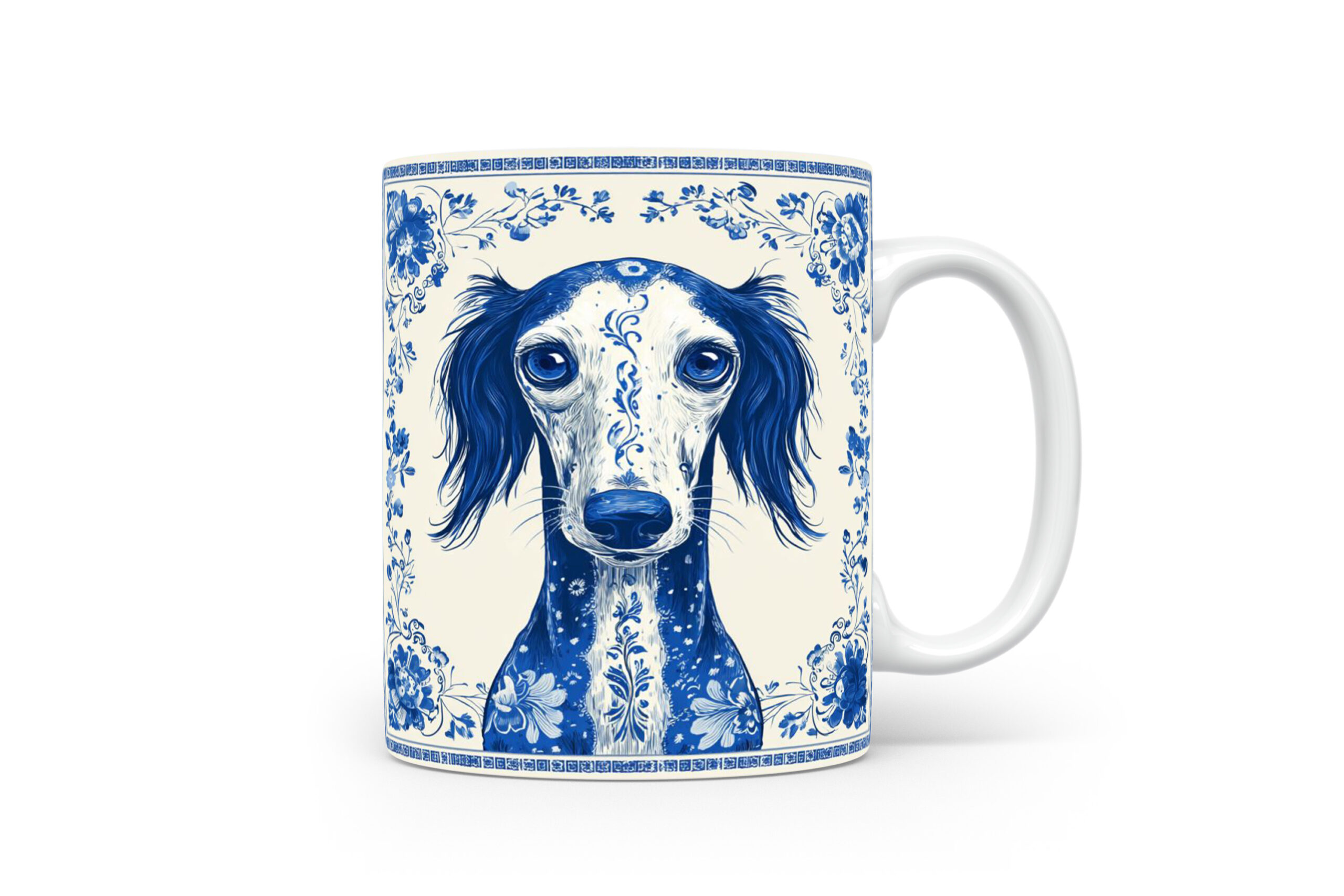 Mok Saluki Collectable mok Saluki Beker voor koffie of tas voor thee