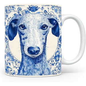 Collectable mok Saluki Beker voor koffie of tas voor thee