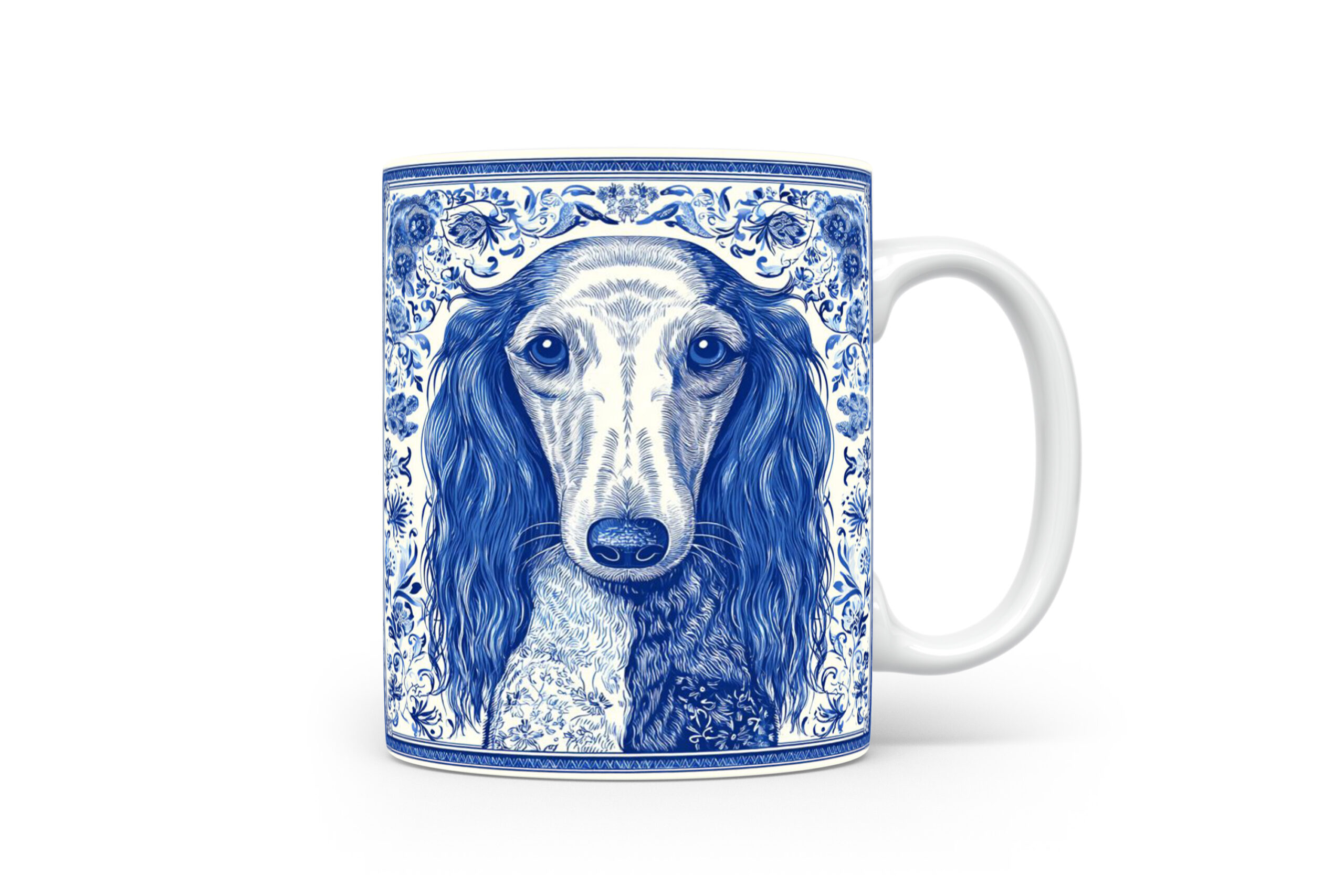 Mok Saluki Collectable mok Saluki Beker voor koffie of tas voor thee