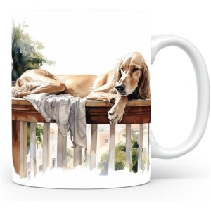 Collectable mok Saluki Beker voor koffie of tas voor thee