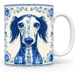 Collectable mok Saluki Beker voor koffie of tas voor thee