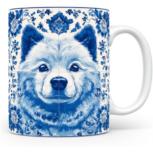 Collectable mok Samoyedi Beker voor koffie of tas voor thee