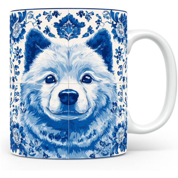 Collectable mok Samoyedi Beker voor koffie of tas voor thee
