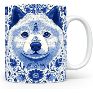 Collectable mok Samoyedi Beker voor koffie of tas voor thee