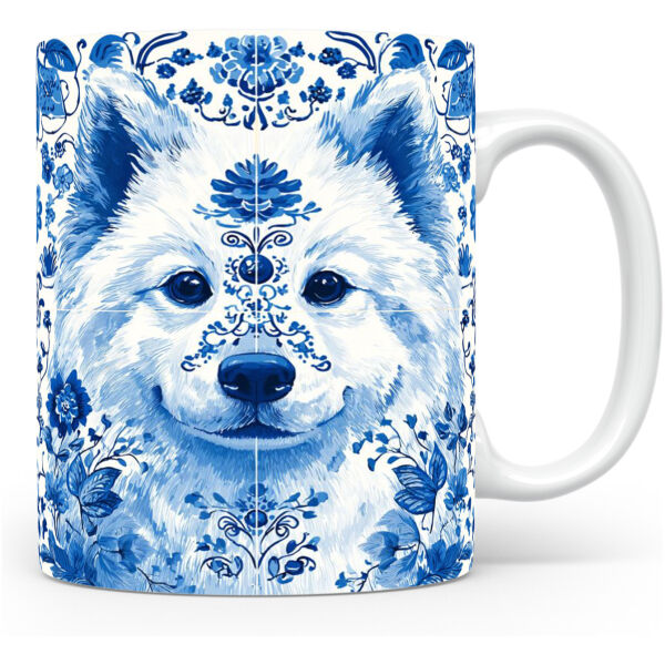 Collectable mok Samoyedi Beker voor koffie of tas voor thee