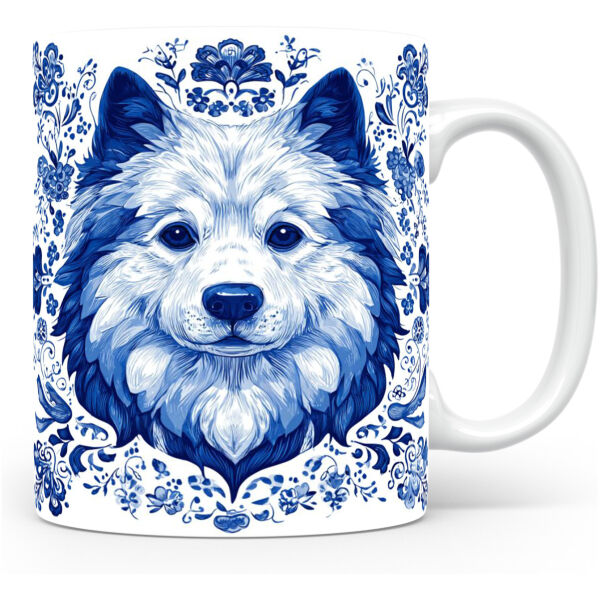 Collectable mok Samoyedi Beker voor koffie of tas voor thee
