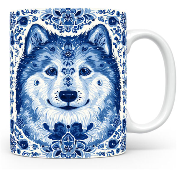 Collectable mok Samoyedi Beker voor koffie of tas voor thee