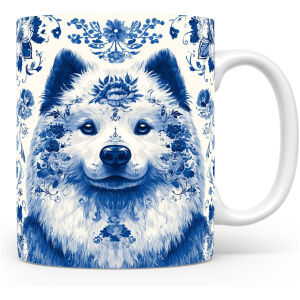 Collectable mok Samoyedi Beker voor koffie of tas voor thee
