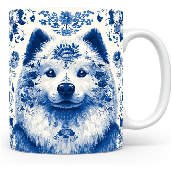 Collectable mok Samoyedi Beker voor koffie of tas voor thee