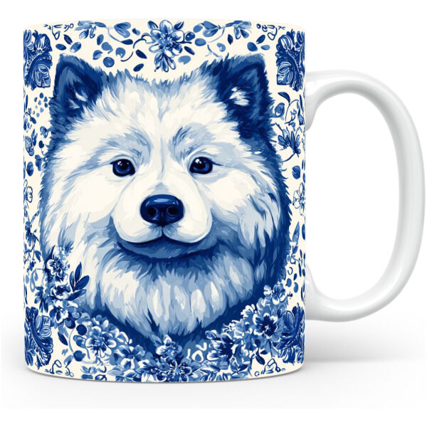 Collectable mok Samoyedi Beker voor koffie of tas voor thee