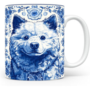 Collectable mok Samoyedi Beker voor koffie of tas voor thee