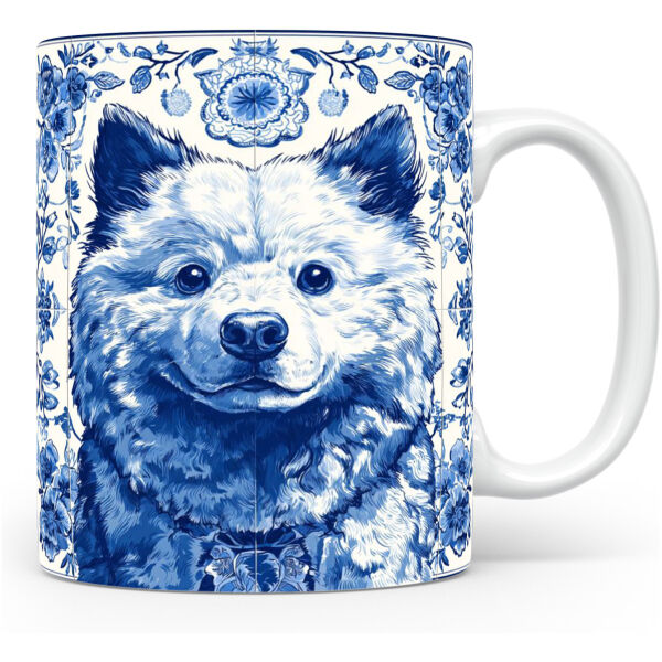 Collectable mok Samoyedi Beker voor koffie of tas voor thee