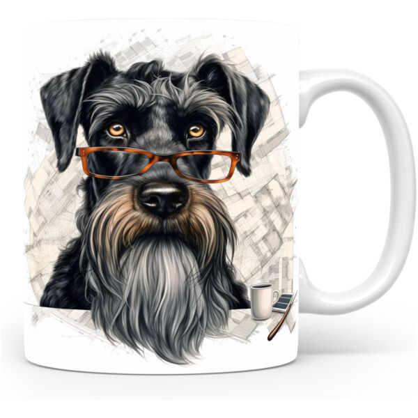 Collectable mok Schnauzer Beker voor koffie of tas voor thee