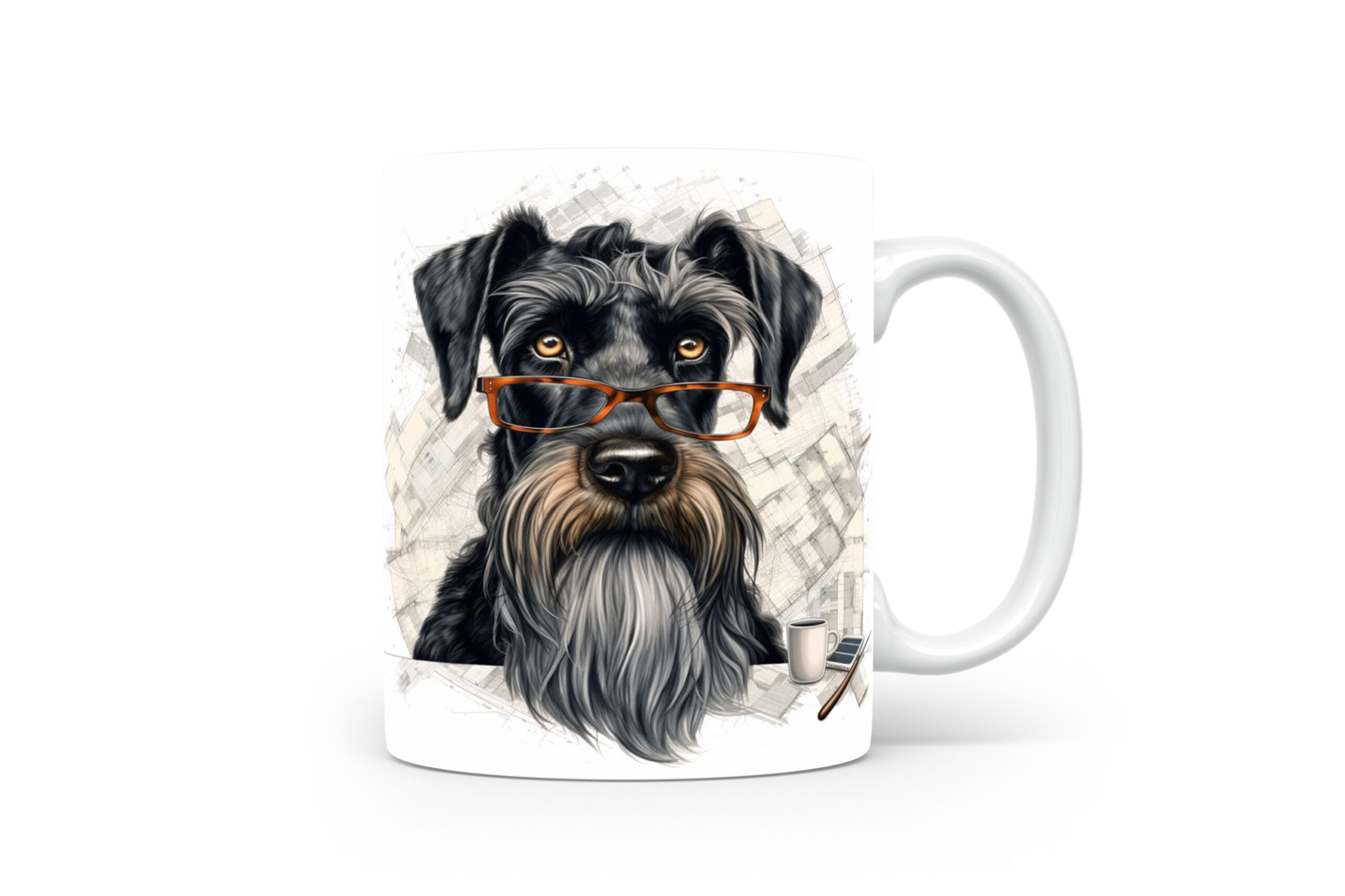 Mok Schnauzer Collectable mok Schnauzer Beker voor koffie of tas voor thee