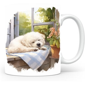 Collectable mok Bichon Frise Beker voor koffie of tas voor thee