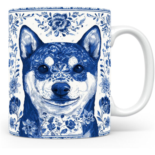 Collectable mok Shiba Inu Beker voor koffie of tas voor thee